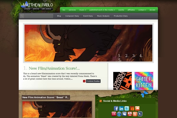 Coldstone theme site design template sample