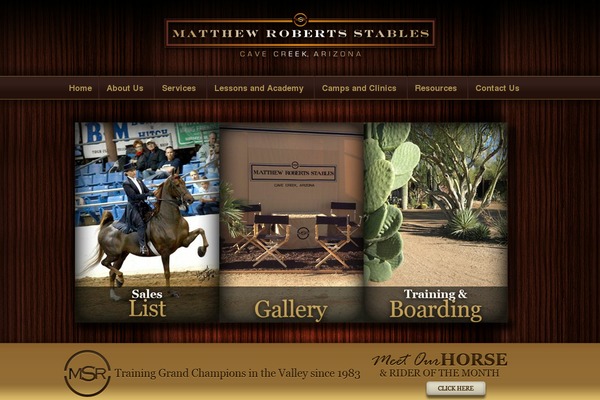 matthewrobertsstables.com site used Mrs