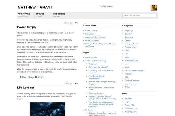 Grid Focus theme site design template sample