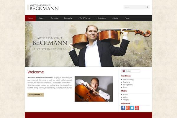 matthias-michael-beckmann.com site used Blue Diamond v1.05