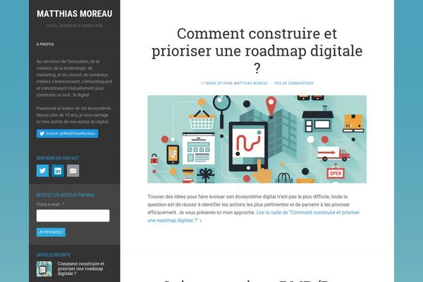 Flat theme site design template sample