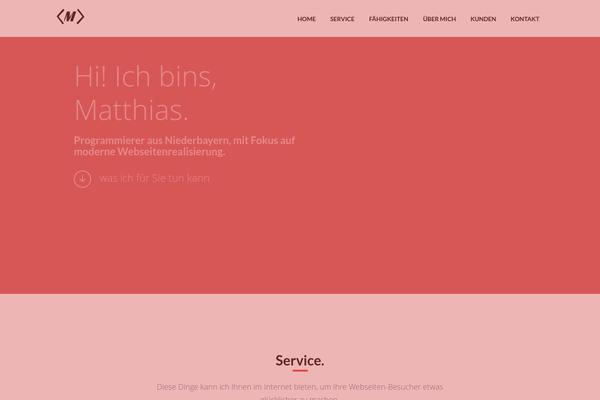 matthias-web.de site used Oneenginemweb