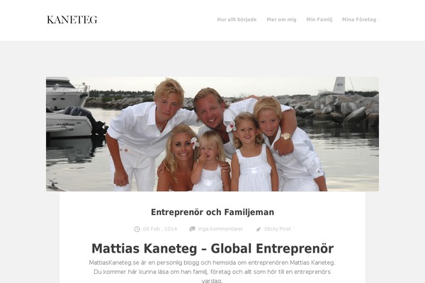 Blogify theme site design template sample