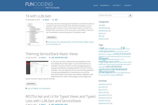 Twenty Sixteen theme site design template sample