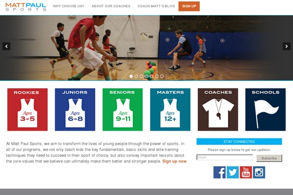 mattpaulsports.com site used Mps-theme