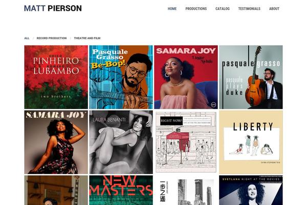 Marble theme site design template sample