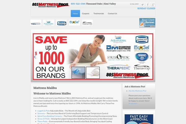 Sync theme site design template sample