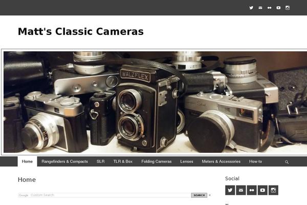 Clean Magazine theme site design template sample