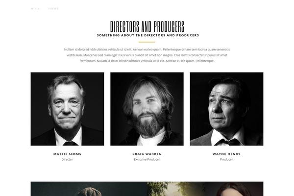 Silverscreen theme site design template sample