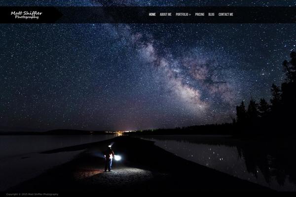 Shuttershot theme site design template sample