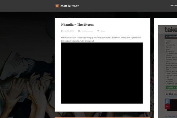 Feather theme site design template sample