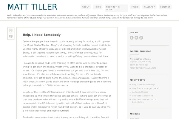 BuzzBlog theme site design template sample