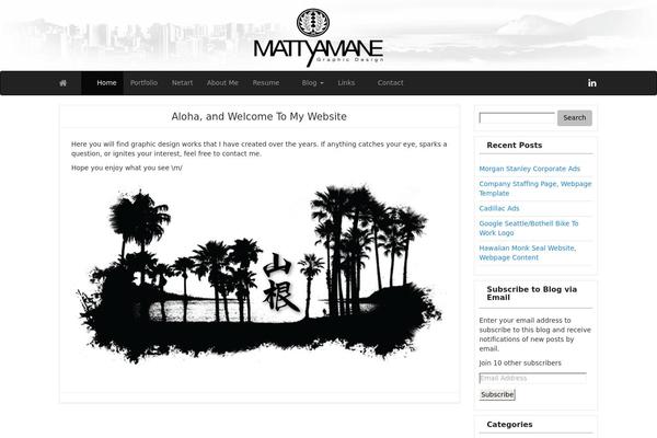 mattyamane.com site used PR Pin