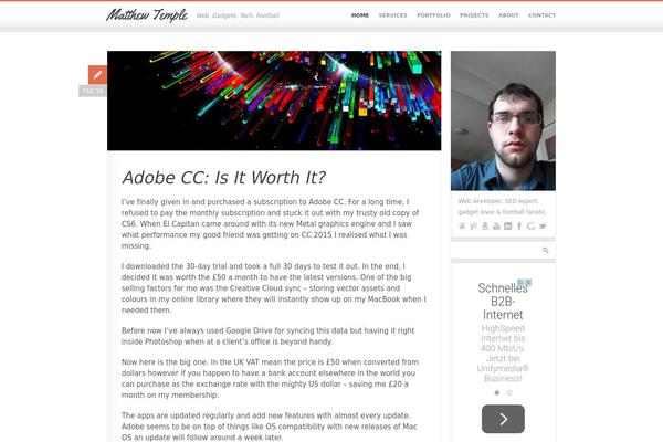 Pixelpower theme site design template sample