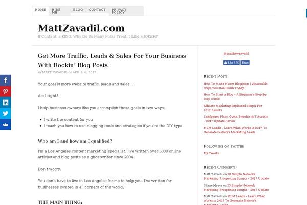 Site using Perfmatters plugin