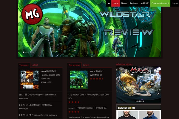 mature-gaming.com site used Ten-blog
