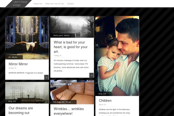 Pinbin theme site design template sample