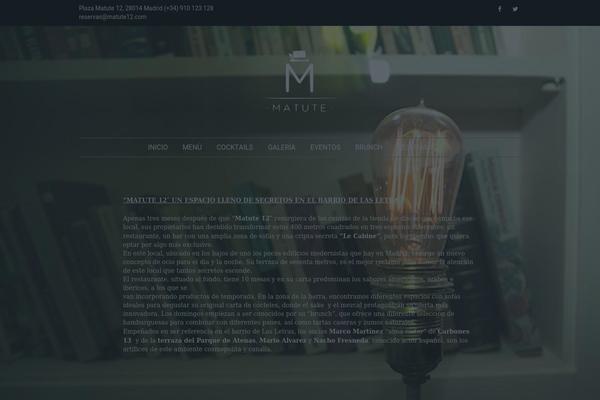 California theme site design template sample