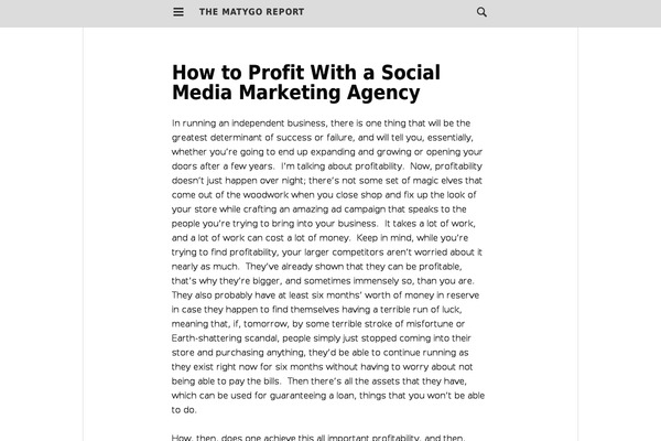 Isola theme site design template sample