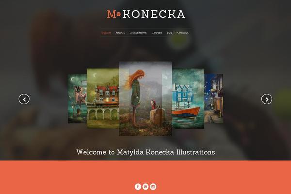 matyldakonecka.com site used Chemistry-child-theme