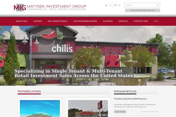 matysekinvestment.com site used Mig