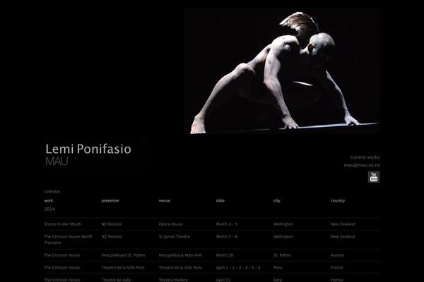 The Ken theme site design template sample