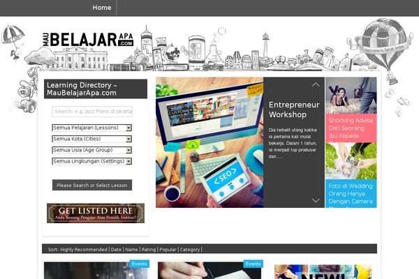 FlyingNews theme site design template sample