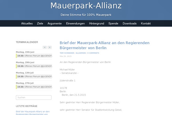 mauerpark-allianz.de site used Twenty Twenty-Two