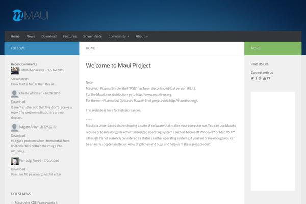 Site using Disqus Recent Comments Widget plugin