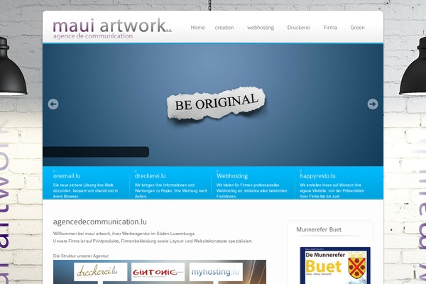 WordPress website example screenshot