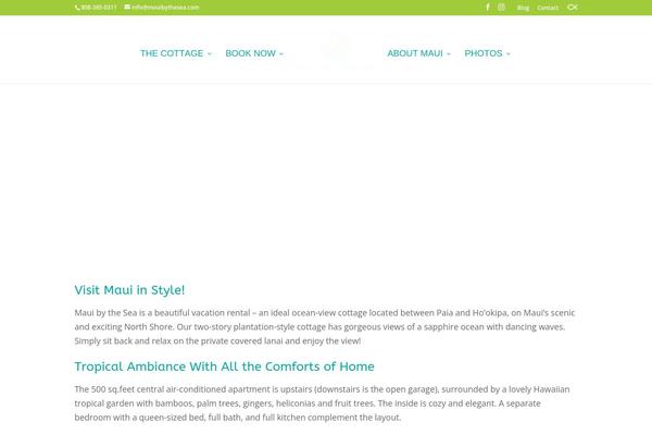 Divi theme site design template sample