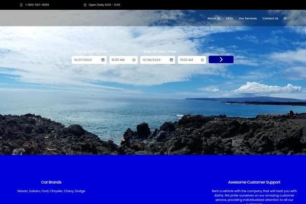 Site using Grandcarrental-custom-post plugin