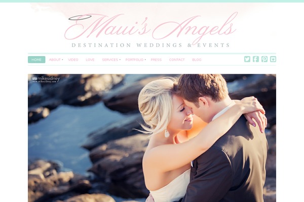Chamomile theme site design template sample