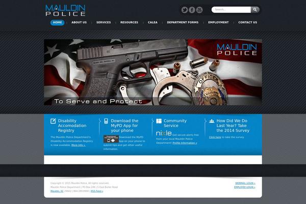 mauldinpolice.com site used Mpd