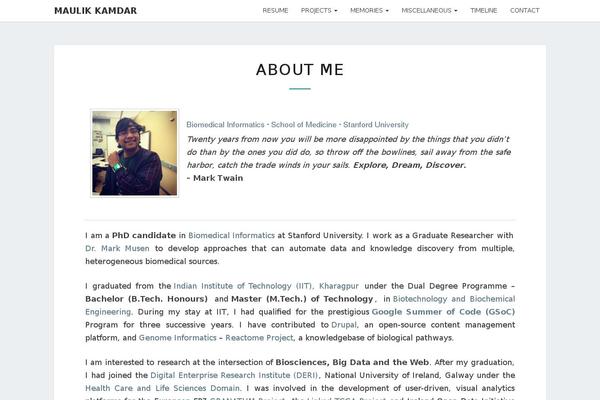 Site using AJAX Contact plugin