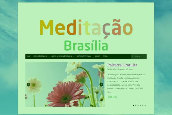 Organic Magazine theme site design template sample