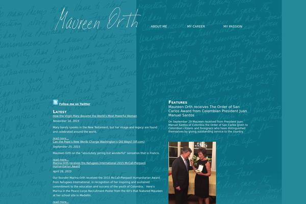 maureenorth.com site used Maureen