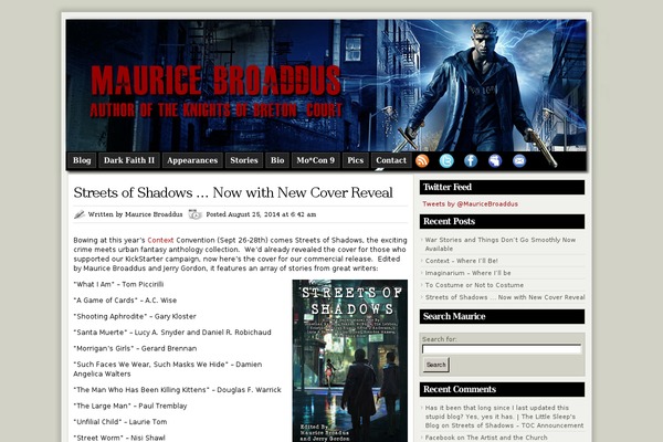 ModXBlog theme site design template sample