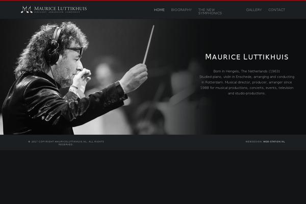 X Child theme site design template sample