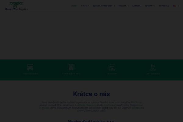 Logistic theme site design template sample
