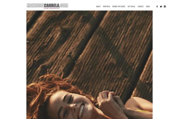 BORDER theme site design template sample