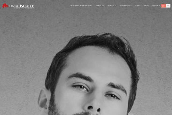 Drone theme site design template sample