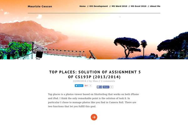 Pohutukawa theme site design template sample