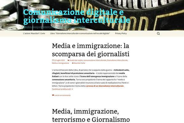 mauriziocorte.org site used Twenty Thirteen