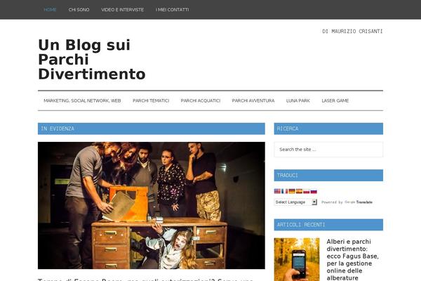Magazine Pro theme site design template sample