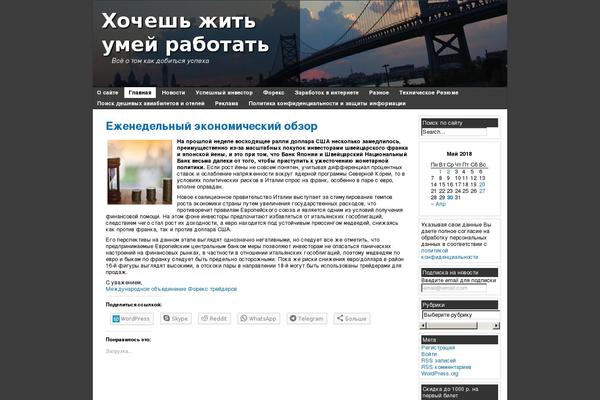 WordPress website example screenshot