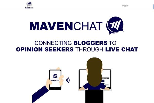 mavenchat.com site used Oneup