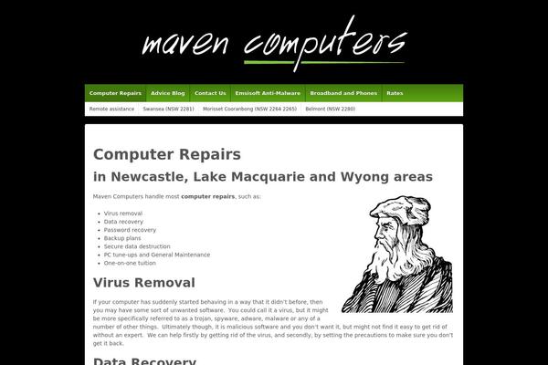 Responsive theme site design template sample