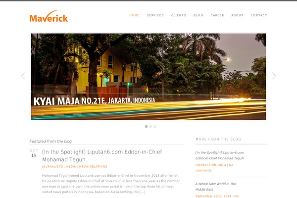 Navian theme site design template sample
