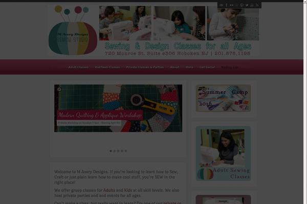 Arcadian theme site design template sample